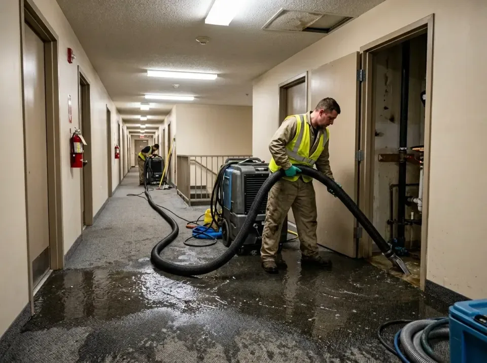 multi-unit-apartment-hallway-f-005 — frequently asked questions, Emergency Burst Pipe Water Extraction & Removal in Siloam S…